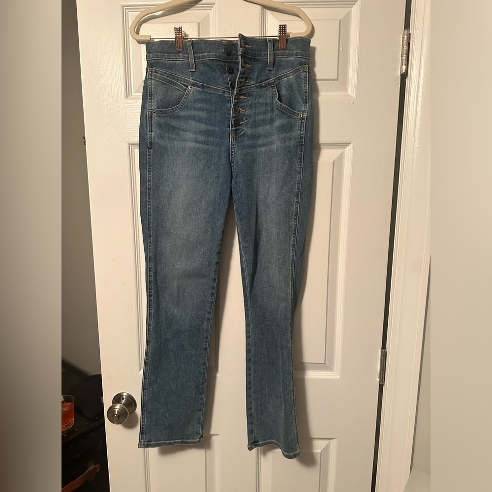 Veronica Beard straight leg / high waisted jean